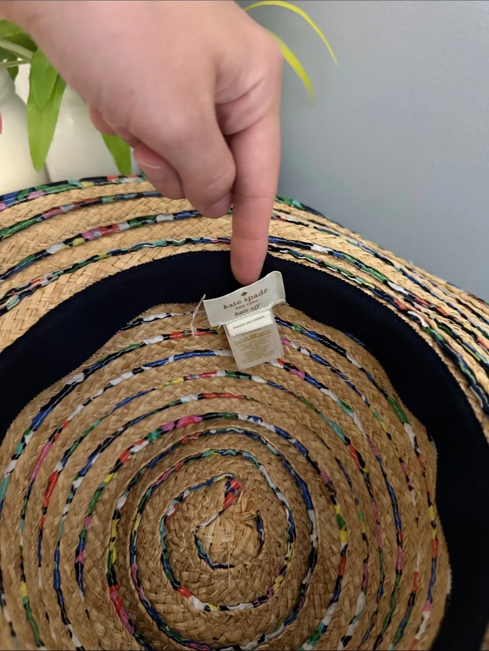 Kate spade hats off straw hat